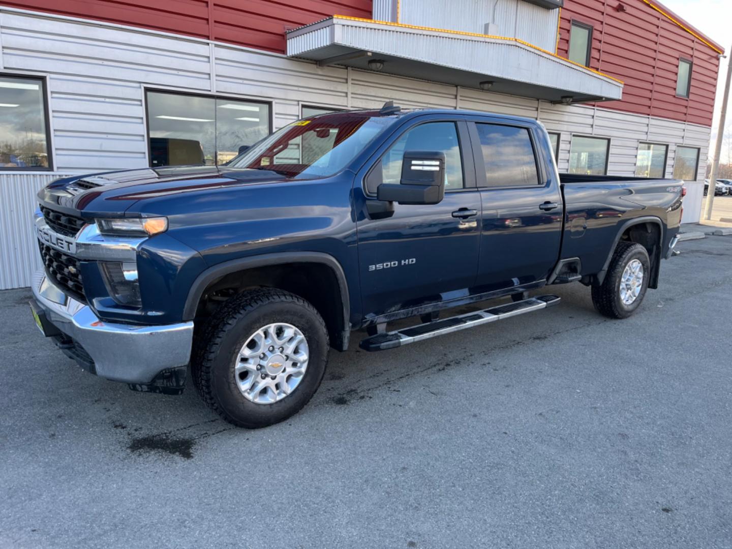 2021 BLUE CHEVROLET SILVERADO 3500H LT (1GC4YTE79MF) with an 6.6L engine, Automatic transmission, located at 1960 Industrial Drive, Wasilla, 99654, (907) 274-2277, 61.573475, -149.400146 - Photo#0